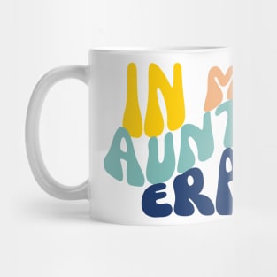 In my Auntie era, colorful retro graphic Mug